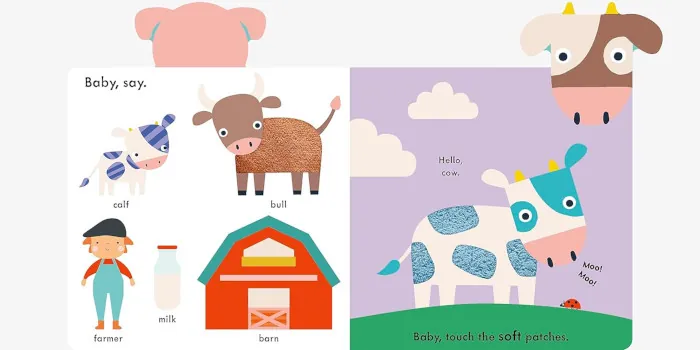 libro sobre los animales de la granja en inglés