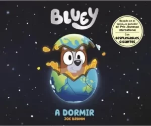 Portada del libro "Bluey A dormir" para niños a partir de 3 años