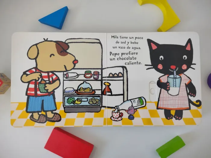 Foto del interior del cuento Pepe y Mila buenas noches
