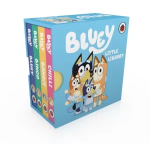 colección en inglés de la pequeña biblioteca de Bluey para niños de 2 años