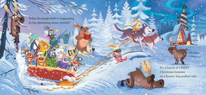 bunnies in a sleigh primeras páginas