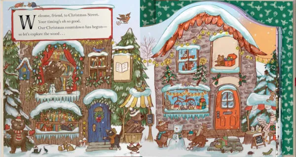 Cuento de Navidad con solapas desplegables para niños a partir de 3 años