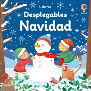 Cuento infantil navideño interactivo con solapas deplegables