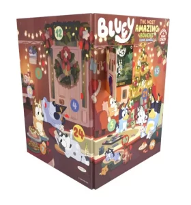 Calendario de adviento con libros en inglés de Bluey para preescolar