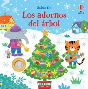 Cuento infantil "Los adornos del árbol" Interactivo con música ideal para las primeras Navidades de los bebés
