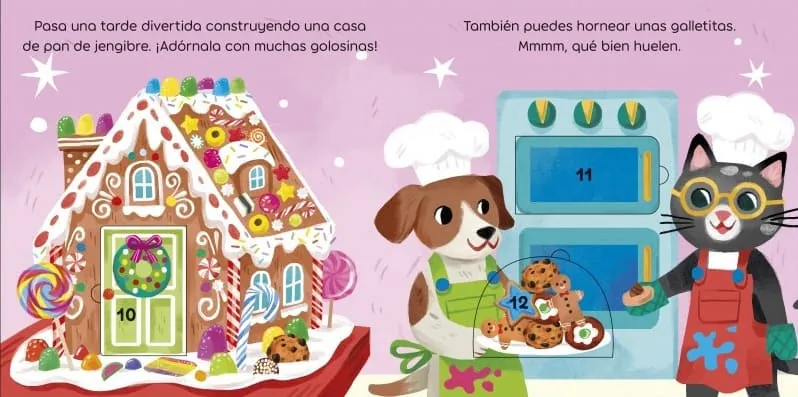 cuento infantil navideño donde describen los preparativos de Navidad