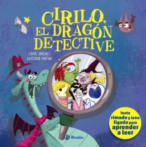 Libro de misterio Cirilo, el dragón detective, lectura para despertar la imaginación en preescolar.