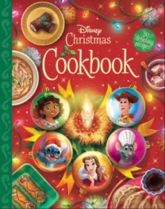 Libro de recetas navideñas de Disney en inglés para niños a partir de 6 años