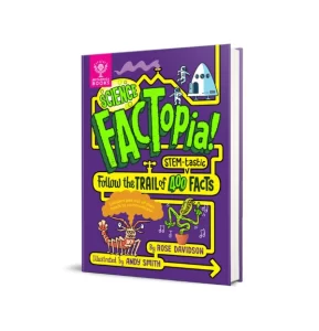 Libro sobre curiosidades de ciencias en inglés para niños de primaria