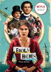 Libro de las aventuras de
Enola Holmes para niños a partir de 10 años